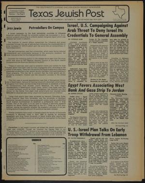 Primary view of object titled 'Texas Jewish Post (Fort Worth, Tex.), Vol. 36, No. 42, Ed. 1 Thursday, October 21, 1982'.