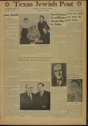 Texas Jewish Post (Fort Worth, Tex.), Vol. 6, No. 18, Ed. 1 Thursday, May 1, 1952