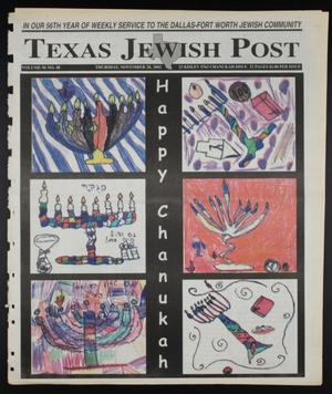 Texas Jewish Post (Fort Worth, Tex.), Vol. 56, No. 48, Ed. 1 Thursday, November 28, 2002