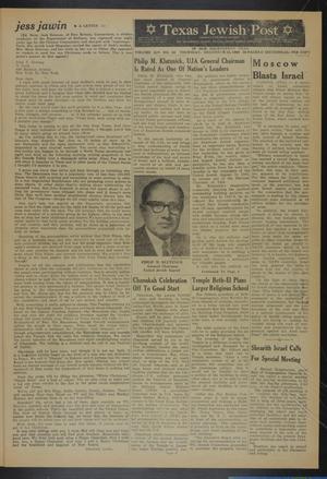 Texas Jewish Post (Fort Worth, Tex.), Vol. 14, No. 50, Ed. 1 Thursday, December 15, 1960