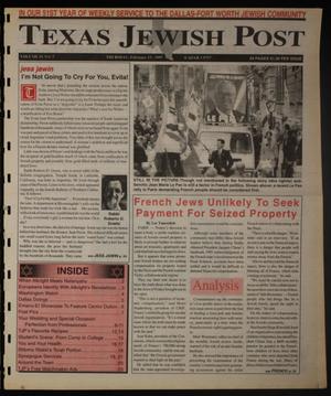 Texas Jewish Post (Fort Worth, Tex.), Vol. 51, No. 7, Ed. 1 Thursday, February 13, 1997