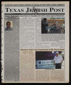 Texas Jewish Post (Fort Worth, Tex.), Vol. 56, No. 49, Ed. 1 Thursday, December 5, 2002