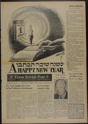 Texas Jewish Post (Fort Worth, Tex.), Vol. 13, No. 40, Ed. 1 Thursday, October 1, 1959
