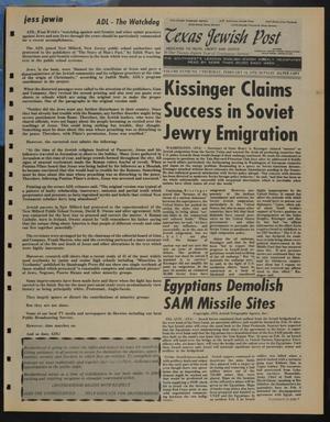 Texas Jewish Post (Fort Worth, Tex.), Vol. 28, No. 7, Ed. 1 Thursday, February 14, 1974