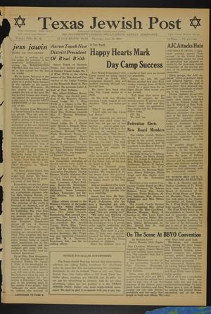 Texas Jewish Post (Fort Worth, Tex.), Vol. 8, No. 25, Ed. 1 Thursday, June 24, 1954