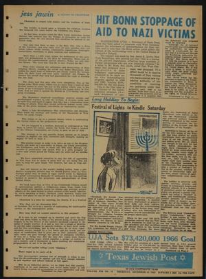 Texas Jewish Post (Fort Worth, Tex.), Vol. 19, No. 50, Ed. 1 Thursday, December 16, 1965