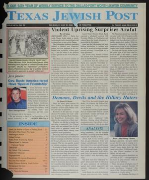 Texas Jewish Post (Fort Worth, Tex.), Vol. 54, No. 21, Ed. 1 Thursday, May 25, 2000