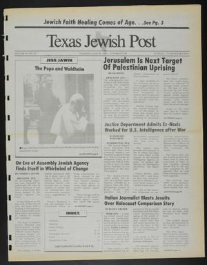 Texas Jewish Post (Fort Worth, Tex.), Vol. 42, No. 26, Ed. 1 Thursday, June 30, 1988