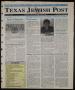Thumbnail image of item number 1 in: 'Texas Jewish Post (Fort Worth, Tex.), Vol. 54, No. 9, Ed. 1 Thursday, March 2, 2000'.