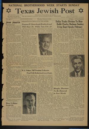 Texas Jewish Post (Fort Worth, Tex.), Vol. 9, No. 7, Ed. 1 Thursday, February 17, 1955