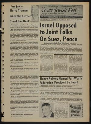 Texas Jewish Post (Fort Worth, Tex.), Vol. 26, No. 52, Ed. 1 Thursday, December 28, 1972