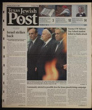Texas Jewish Post (Fort Worth, Tex.), Vol. 57, No. 41, Ed. 1 Thursday, October 9, 2003