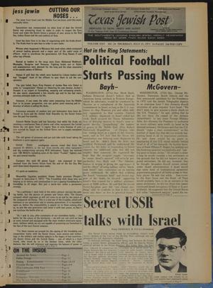 Texas Jewish Post (Fort Worth, Tex.), Vol. 25, No. 28, Ed. 1 Thursday, July 15, 1971