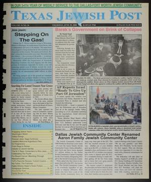 Texas Jewish Post (Fort Worth, Tex.), Vol. 54, No. 26, Ed. 1 Thursday, June 29, 2000