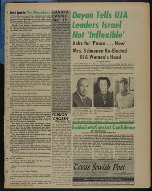 Texas Jewish Post (Fort Worth, Tex.), Vol. 27, No. 50, Ed. 1 Thursday, December 13, 1973