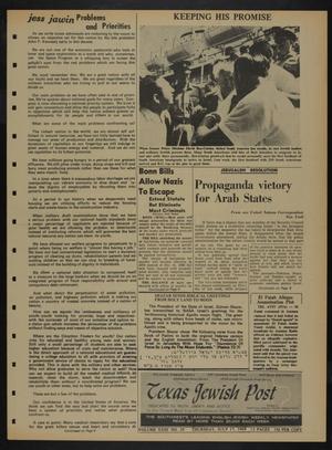 Texas Jewish Post (Fort Worth, Tex.), Vol. 23, No. 29, Ed. 1 Thursday, July 17, 1969