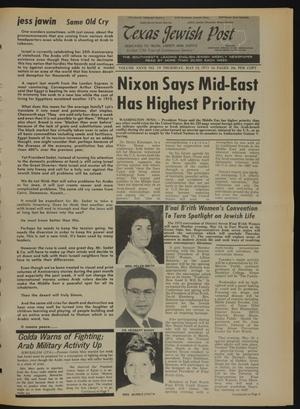 Texas Jewish Post (Fort Worth, Tex.), Vol. 27, No. 19, Ed. 1 Thursday, May 10, 1973