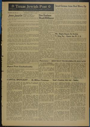 Texas Jewish Post (Fort Worth, Tex.), Vol. 13, No. 27, Ed. 1 Thursday, July 2, 1959