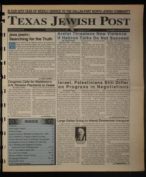 Texas Jewish Post (Fort Worth, Tex.), Vol. 50, No. 42, Ed. 1 Thursday, October 17, 1996