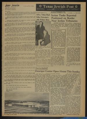 Texas Jewish Post (Fort Worth, Tex.), Vol. 18, No. 44, Ed. 1 Thursday, October 29, 1964