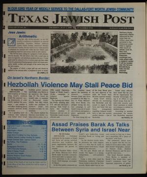 Texas Jewish Post (Fort Worth, Tex.), Vol. 53, No. 26, Ed. 1 Thursday, July 1, 1999