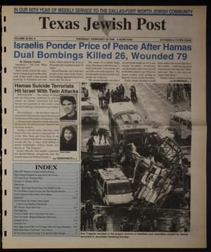 Texas Jewish Post (Fort Worth, Tex.), Vol. 50, No. 9, Ed. 1 Thursday, February 29, 1996