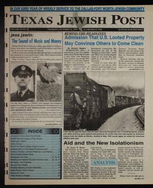 Texas Jewish Post (Fort Worth, Tex.), Vol. 53, No. 42, Ed. 1 Thursday, October 21, 1999