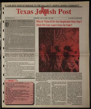 Texas Jewish Post (Fort Worth, Tex.), Vol. 48, No. 28, Ed. 1 Thursday, July 14, 1994