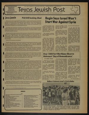 Texas Jewish Post (Fort Worth, Tex.), Vol. 35, No. 21, Ed. 1 Thursday, May 21, 1981