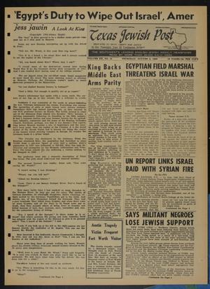 Texas Jewish Post (Fort Worth, Tex.), Vol. 20, No. 31, Ed. 1 Thursday, August 4, 1966