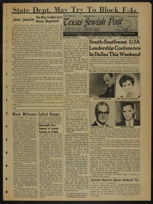 Texas Jewish Post (Fort Worth, Tex.), Vol. 23, No. 2, Ed. 1 Thursday, January 9, 1969