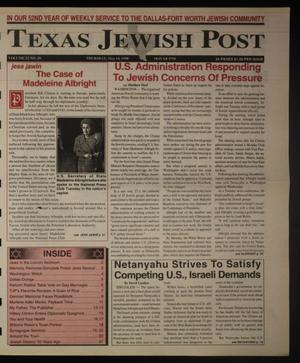 Texas Jewish Post (Fort Worth, Tex.), Vol. 52, No. 20, Ed. 1 Thursday, May 14, 1998