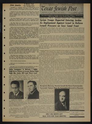 Texas Jewish Post (Fort Worth, Tex.), Vol. 23, No. 32, Ed. 1 Thursday, August 7, 1969