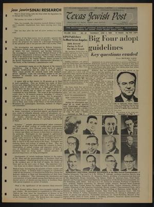 Texas Jewish Post (Fort Worth, Tex.), Vol. 23, No. 22, Ed. 1 Thursday, June 5, 1969