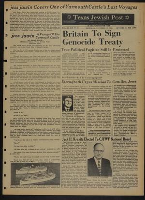 Texas Jewish Post (Fort Worth, Tex.), Vol. 19, No. 47, Ed. 1 Thursday, November 25, 1965