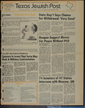 Texas Jewish Post (Fort Worth, Tex.), Vol. 37, No. 17, Ed. 1 Thursday, April 28, 1983