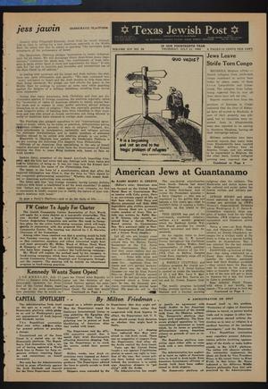 Texas Jewish Post (Fort Worth, Tex.), Vol. 14, No. 29, Ed. 1 Thursday, July 21, 1960