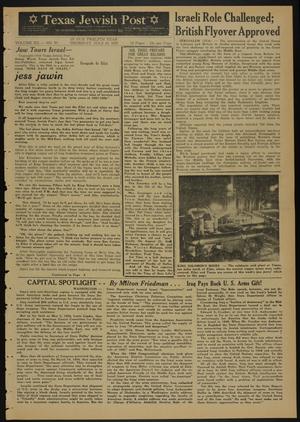 Texas Jewish Post (Fort Worth, Tex.), Vol. 12, No. 30, Ed. 1 Thursday, July 24, 1958
