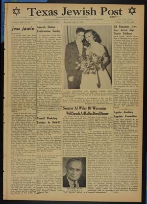 Texas Jewish Post (Fort Worth, Tex.), Vol. 8, No. 21, Ed. 1 Thursday, May 27, 1954