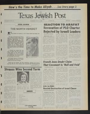 Texas Jewish Post (Fort Worth, Tex.), Vol. 43, No. 19, Ed. 1 Thursday, May 11, 1989
