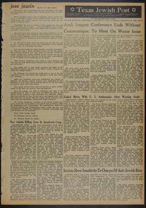 Texas Jewish Post (Fort Worth, Tex.), Vol. 18, No. 4, Ed. 1 Thursday, January 23, 1964