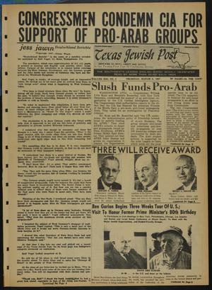 Texas Jewish Post (Fort Worth, Tex.), Vol. 21, No. 9, Ed. 1 Thursday, March 2, 1967