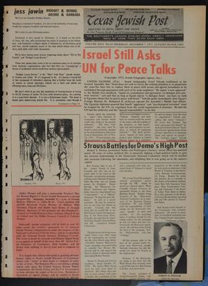 Texas Jewish Post (Fort Worth, Tex.), Vol. 26, No. 49, Ed. 1 Thursday, December 7, 1972