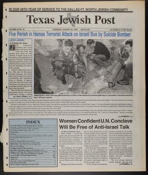 Texas Jewish Post (Fort Worth, Tex.), Vol. 49, No. 34, Ed. 1 Thursday, August 24, 1995