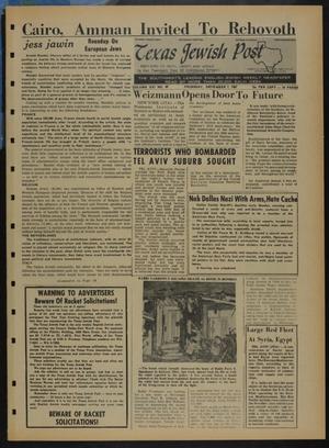 Texas Jewish Post (Fort Worth, Tex.), Vol. 21, No. 49, Ed. 1 Thursday, December 7, 1967