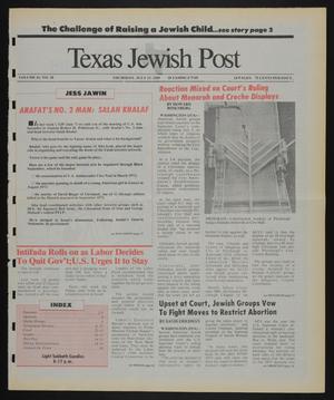 Texas Jewish Post (Fort Worth, Tex.), Vol. 43, No. 28, Ed. 1 Thursday, July 13, 1989