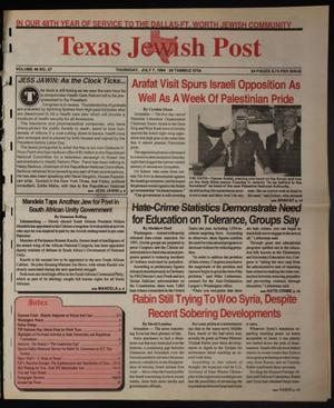 Texas Jewish Post (Fort Worth, Tex.), Vol. 48, No. 27, Ed. 1 Thursday, July 7, 1994