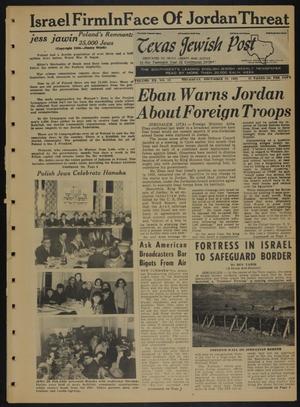 Texas Jewish Post (Fort Worth, Tex.), Vol. 20, No. 52, Ed. 1 Thursday, December 29, 1966