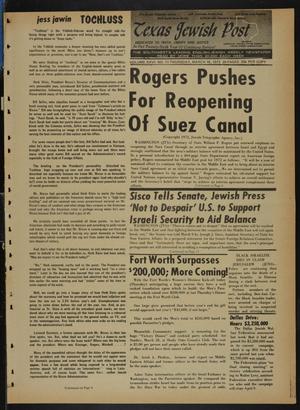 Texas Jewish Post (Fort Worth, Tex.), Vol. 26, No. 11, Ed. 1 Thursday, March 16, 1972