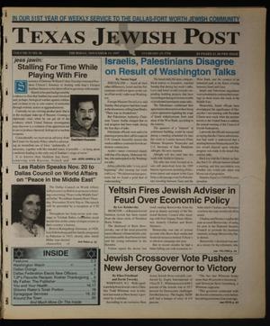 Texas Jewish Post (Fort Worth, Tex.), Vol. 51, No. 46, Ed. 1 Thursday, November 13, 1997